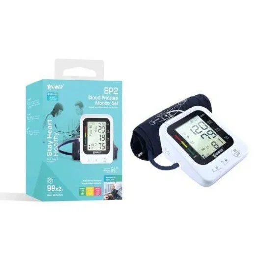 Xpower Blood Pressure Lcd Monitor - White